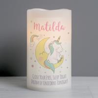Personalised Baby Unicorn Nightlight LED Candle Extra Image 3 Preview